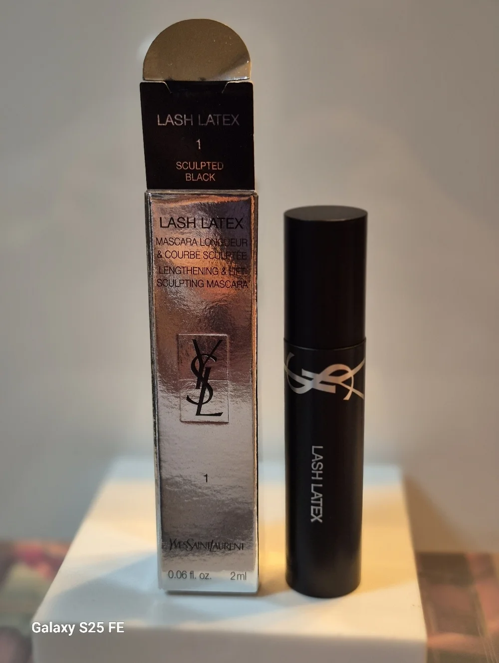 YSL Lash Latex Mascara: Sculpted Black (1), 2ml (Travel Size), NIB